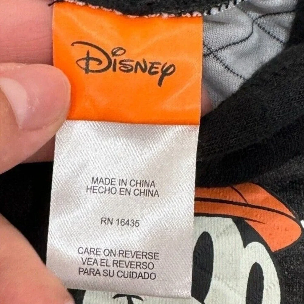 Disney Baby Hoodie Jogger Set 12M Charcoal Mickey Mouse Pumpkin Halloween Glow‎